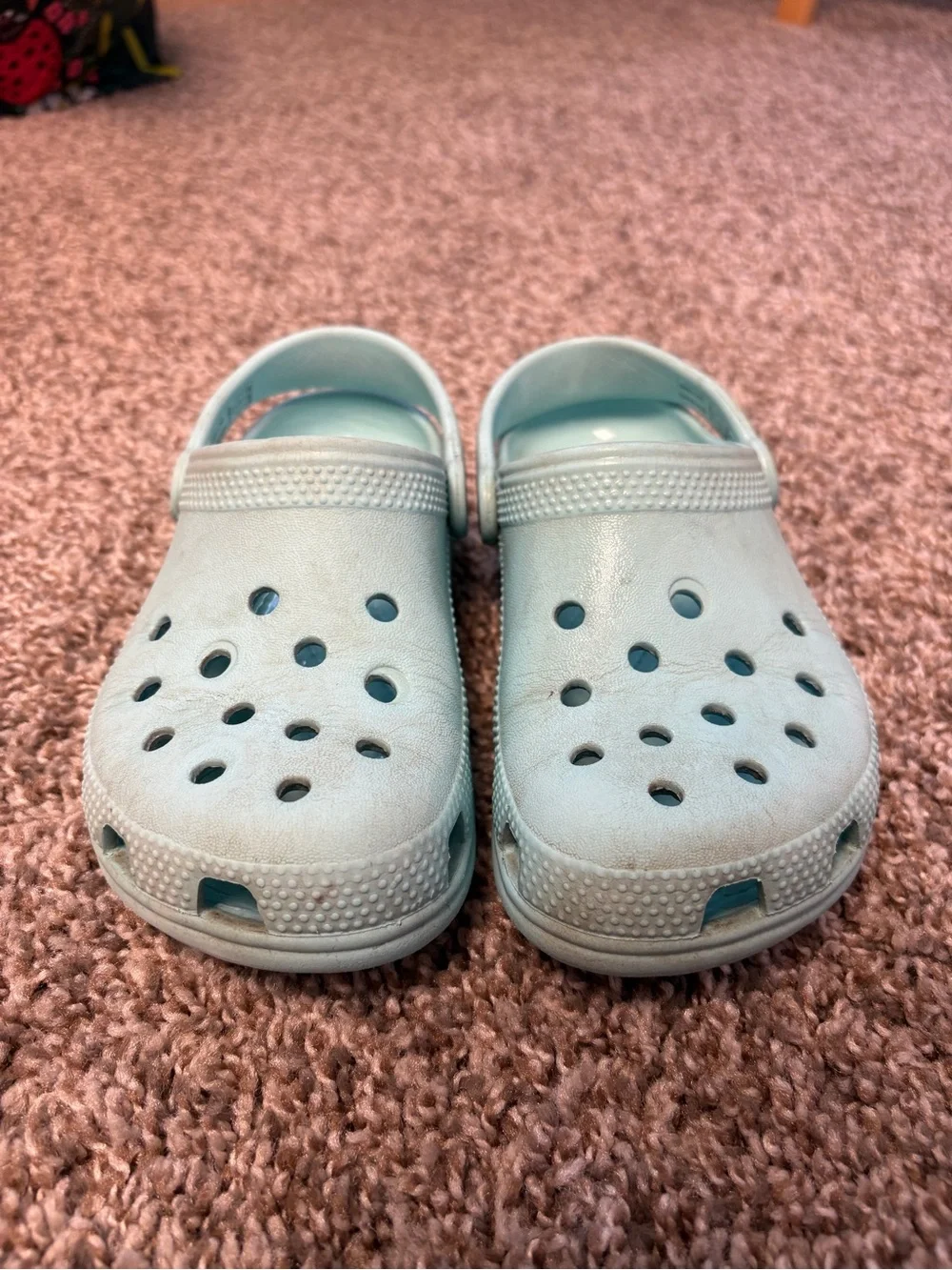 CROCS Kids Classic Clog in Aqua Blue